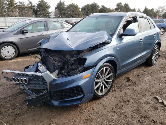 AUDI Q3 PREMIUM 2018 with VIN WA1ECCFS6JR022034 - Photo from auction