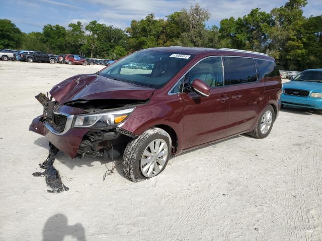 KIA SEDONA EX 2015 with VIN KNDMC5C14F6059276 - Photo from auction