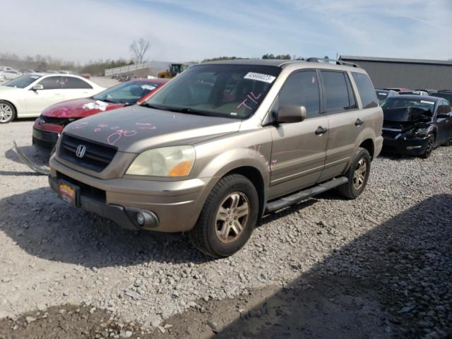 HONDA PILOT EXL 2003 with VIN 2HKYF18683H587278 - Photo from auction