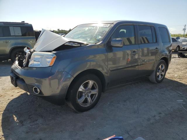 HONDA PILOT EXL 2012 with VIN 5FNYF3H53CB008747 - Photo from auction