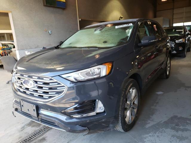 FORD EDGE TITAN 2021 with VIN 2FMPK4K92MBA27227 - Photo from auction