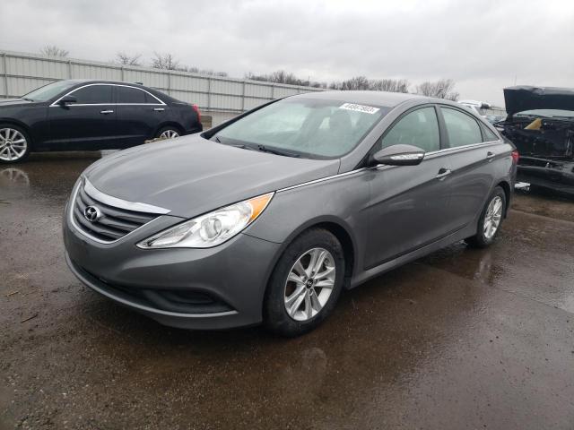 HYUNDAI SONATA GLS 2014 with VIN 5NPEB4AC9EH916282 - Photo from auction