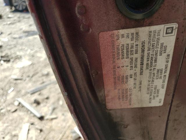Foto 14 de la subasta – 1997 CHEVROLET ASTRO con VIN 1GNDM19W8VB104760