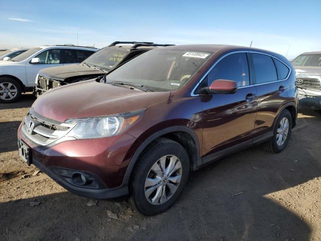HONDA CR-V EX 2013 with VIN 5J6RM4H55DL088562 - Photo from auction