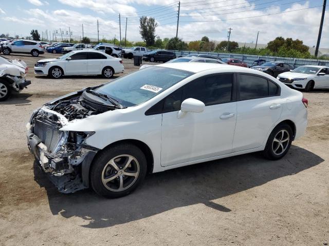 HONDA CIVIC SE 2015 with VIN 19XFB2F70FE097303 - Photo from auction