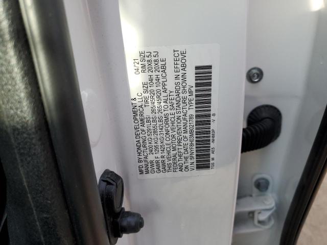 Zdjęcie 14 z aukcji – 2021 HONDA PASSPORT E z VIN 5FNYF8H03MB021789