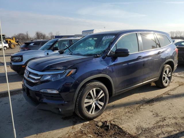 HONDA PILOT EX 2017 with VIN 5FNYF6H34HB101056 - Photo from auction