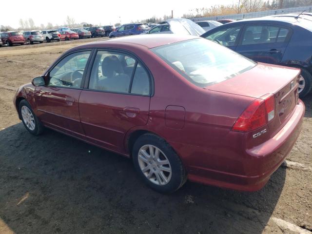 Photo 2 from auction – 2005 HONDA CIVIC LX with VIN 2HGES15645H042307