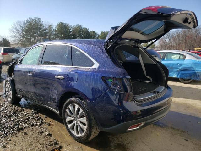 Photo 2 from auction – 2015 ACURA MDX TECHNO with VIN 5FRYD4H41FB007733