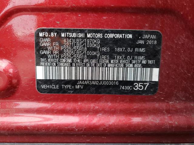 Photo 14 from auction – 2018 MITSUBISHI OUTLANDER with VIN JA4AR3AW2JU003016