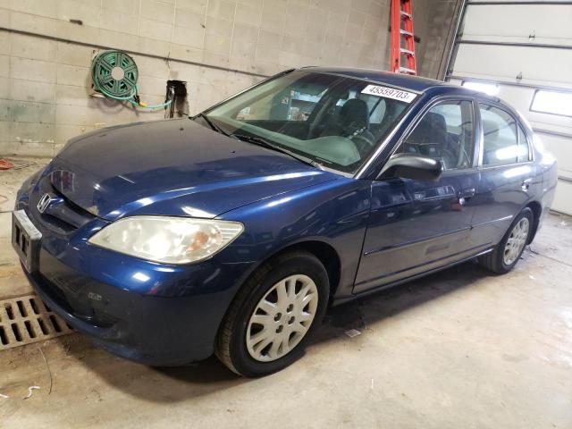 Photo 1 from auction – 2004 HONDA CIVIC LX with VIN 1HGES15544L025659
