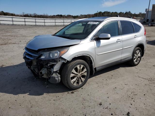HONDA CR-V EXL 2013 with VIN 2HKRM4H77DH645984 - Photo from auction