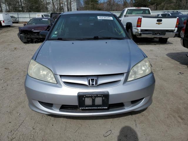 Photo 5 from auction – 2005 HONDA CIVIC LX with VIN 2HGES16525H570045