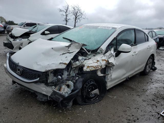 HONDA CIVIC LX 2013 with VIN 2HGFB2F53DH573450 - Photo from auction