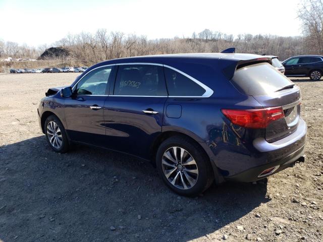 Photo 2 from auction – 2015 ACURA MDX TECHNO with VIN 5FRYD4H43FB007751