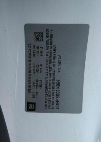 Photo 10 from auction – 2012 CHEVROLET CAMARO LT with VIN 2G1FF1E33C9142699