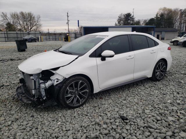 TOYOTA COROLLA SE 2021 with VIN 5YFS4MCEXMP089437 - Photo from auction