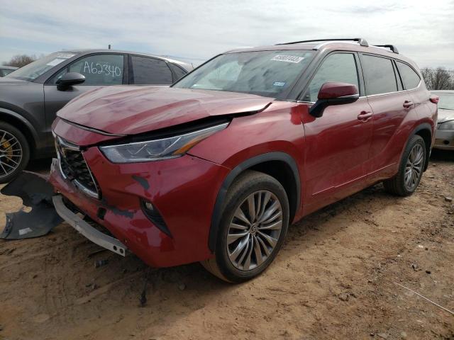 TOYOTA HIGHLANDER 2020 with VIN 5TDFZRBH0LS004770 - Photo from auction