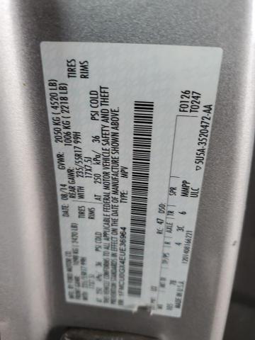 Photo 14 from auction – 2014 FORD ESCAPE SE with VIN 1FMCU0GX4EUE36964