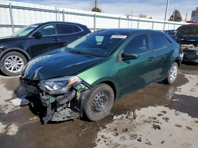 TOYOTA COROLLA L 2014 with VIN 2T1BURHE5EC201004 - Photo from auction