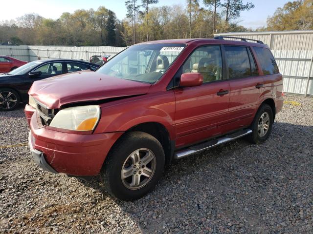 HONDA PILOT EXL 2004 with VIN 5FNYF18584B010533 - Photo from auction