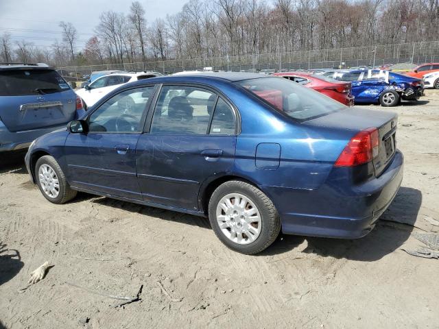 Photo 2 from auction – 2005 HONDA CIVIC LX with VIN 2HGES16585H550401
