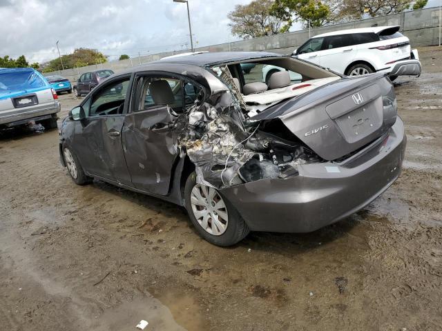 Photo 2 from auction – 2012 HONDA CIVIC LX with VIN 19XFB2F56CE341899