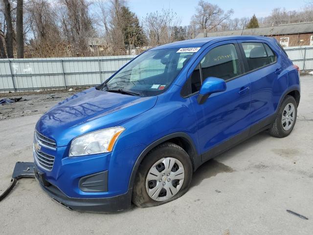 CHEVROLET TRAX LS 2015 with VIN KL7CJKSB0FB125823 - Photo from auction