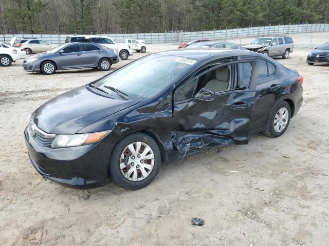 Photo 1 from auction – 2012 HONDA CIVIC LX with VIN 2HGFB2F58CH571319