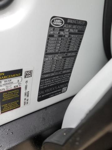 Foto 14 de la subasta – 2020 LAND ROVER RANGE ROVE con VIN SALYB2EX7LA285379
