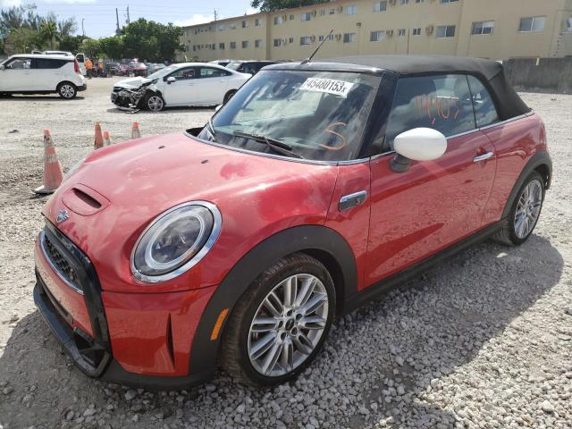 MINI COOPER S 2022 with VIN WMW43DL0XN3N67654 - Photo from auction