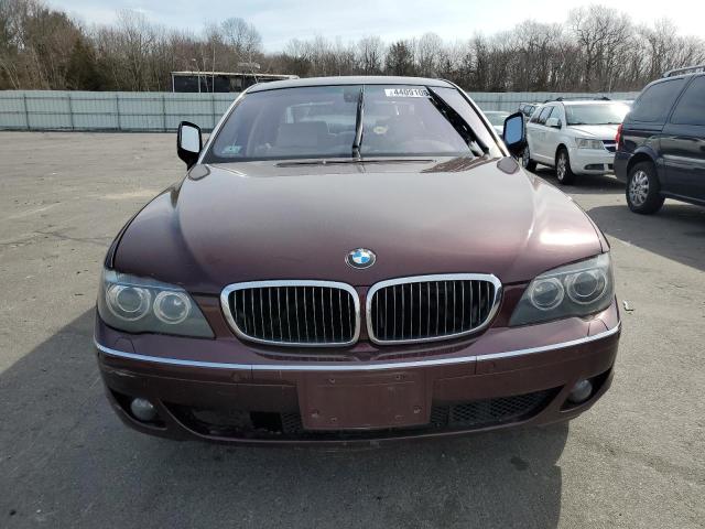 Photo 5 from auction – 2007 BMW 750 with VIN WBAHN83527DT67234