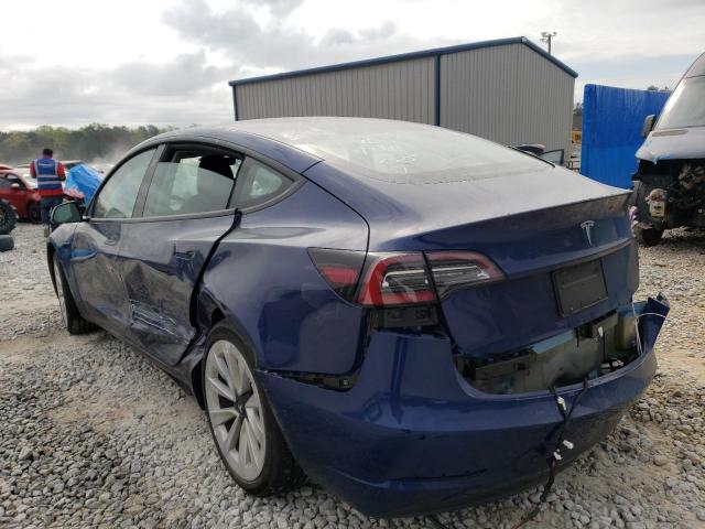 Photo 2 from auction – 2022 TESLA MODEL 3 with VIN 5YJ3E1EA9NF372600