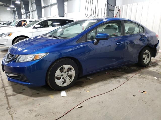 HONDA CIVIC LX 2014 with VIN 19XFB2E54EE070975 - Photo from auction