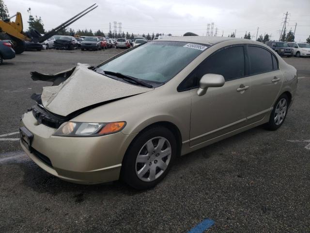 Photo 1 from auction – 2008 HONDA CIVIC LX with VIN 1HGFA16598L077607