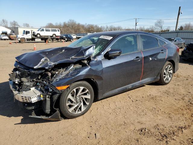 HONDA CIVIC EX 2018 with VIN 2HGFC2F71JH504802 - Photo from auction