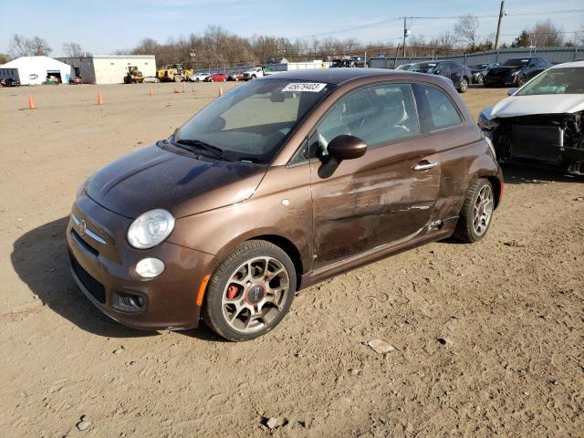 FIAT 500 SPORT 2014 with VIN 3C3CFFBR2ET242197 - Photo from auction