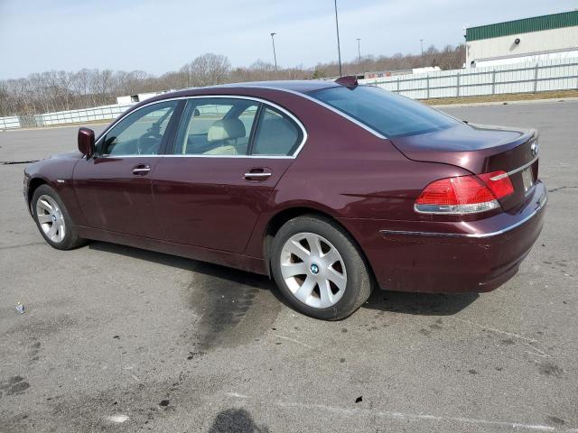 Photo 2 from auction – 2007 BMW 750 with VIN WBAHN83527DT67234