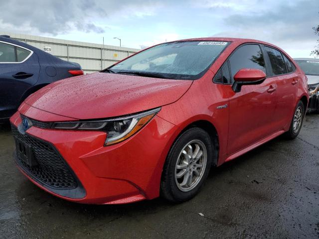 TOYOTA COROLLA LE 2021 with VIN JTDEAMDE1MJ008446 - Photo from auction