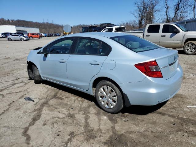 Photo 2 from auction – 2012 HONDA CIVIC LX with VIN 2HGFB2F52CH581828