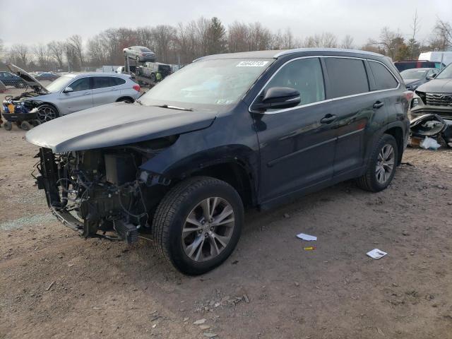 TOYOTA HIGHLANDER 2015 with VIN 5TDJKRFHXFS200003 - Photo from auction
