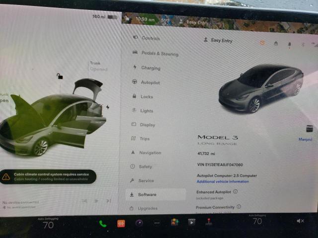 Photo 9 from auction – 2018 TESLA MODEL 3 with VIN 5YJ3E1EA8JF047060