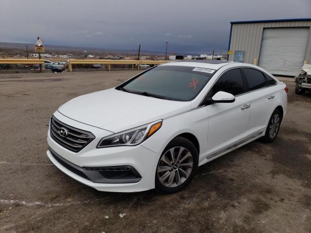 HYUNDAI SONATA SPO 2016 with VIN 5NPE34AF7GH422156 - Photo from auction