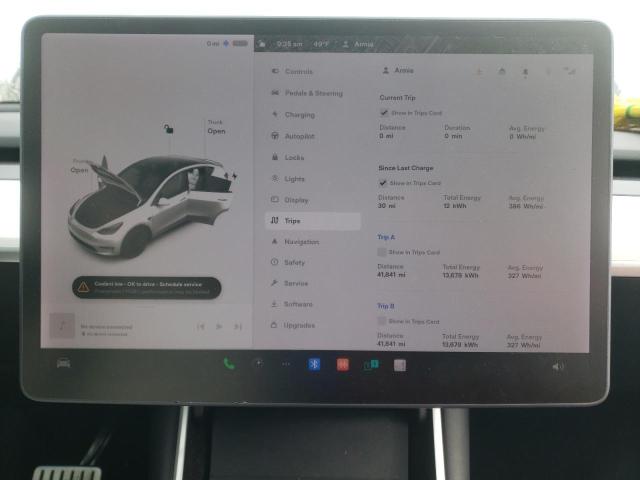 Photo 9 from auction – 2021 TESLA MODEL Y with VIN 5YJYGDEF3MF098998