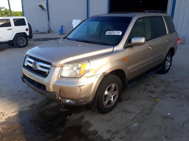 HONDA PILOT EX 2006 with VIN 5FNYF28796B043342 - Photo from auction