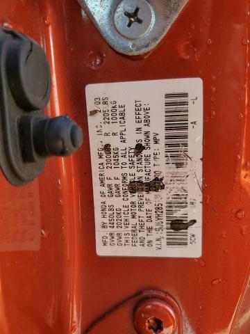 Photo 14 from auction – 2003 HONDA ELEMENT EX with VIN 5J6YH28513L007690