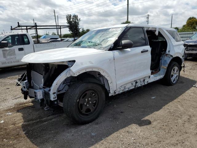 FORD EXPLORER P 2021 with VIN 1FM5K8AB7MGA07051 - Photo from auction