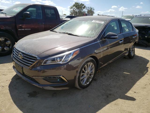 HYUNDAI SONATA SPO 2015 with VIN 5NPE34AF5FH037726 - Photo from auction