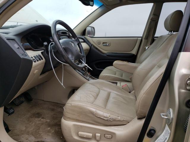 Photo 7 from auction – 2002 TOYOTA HIGHLANDER with VIN JTEGF21A120070170