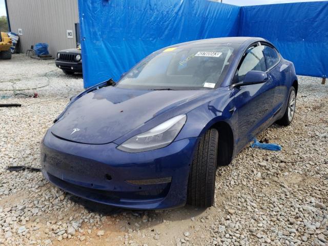 TESLA MODEL 3 2022 with VIN 5YJ3E1EA3NF289504 - Photo from auction